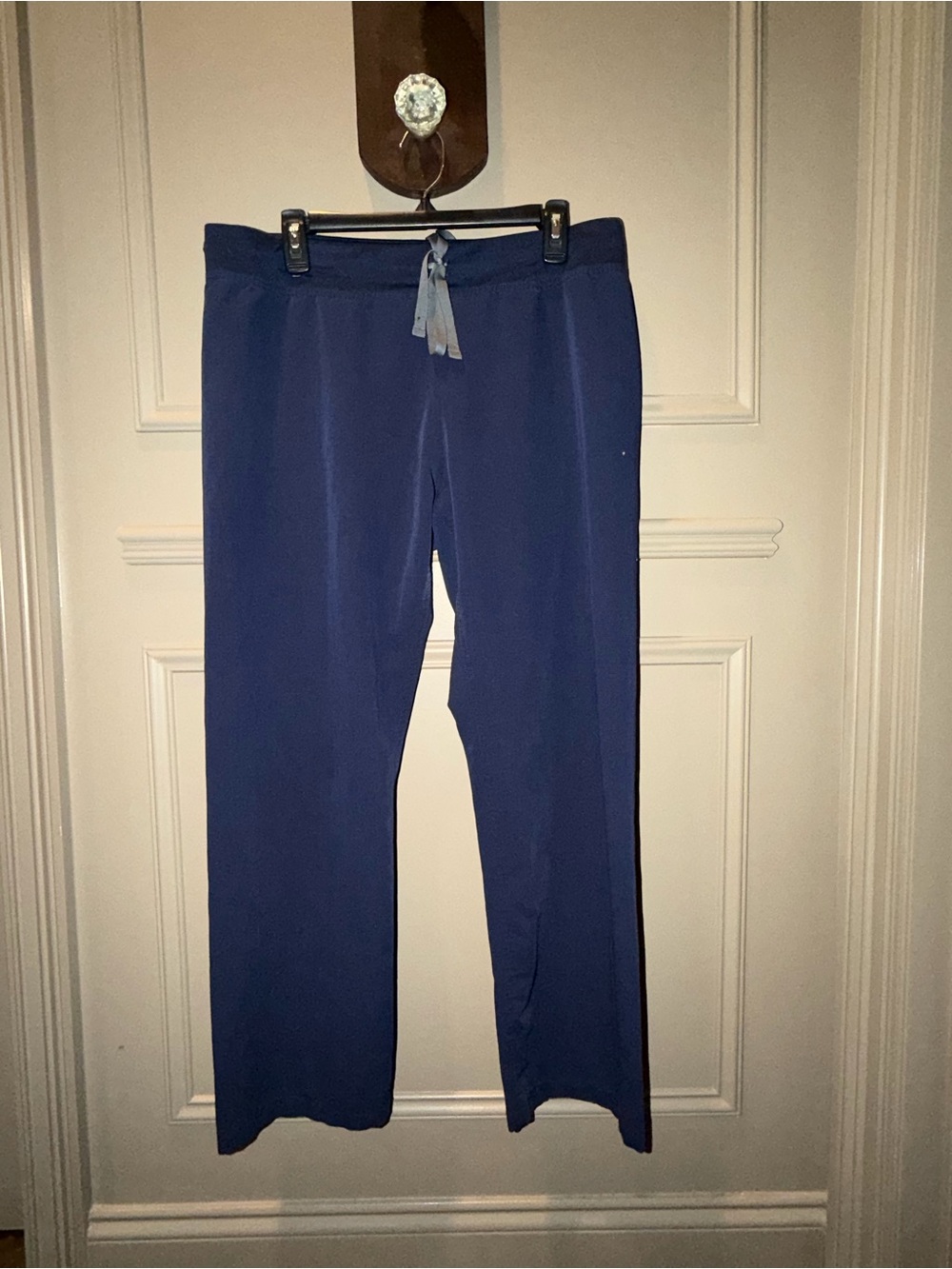 Women’s Livingston Navy Drawstring Pants Large Petite